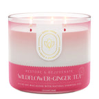 Wildflower Ginger Tea Aromatherapy 3-Wick Candle