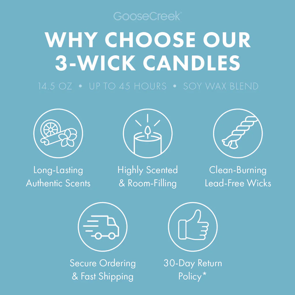 Odor Eliminating Cliffside Sea Spray 3-Wick Candle