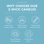 Odor Eliminating Cliffside Sea Spray 3-Wick Candle