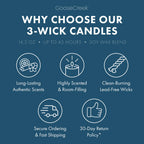 Blueberry Cake Donut 3-Wick Candle