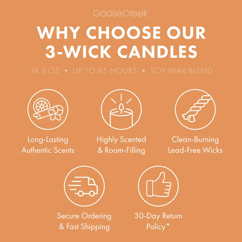 Orange Blossom 3-Wick Candle