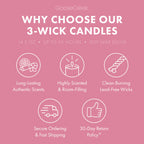 Raspberry Sorbet 3-Wick Candle