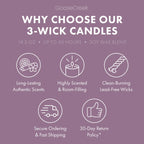 Peanut Butter Sugar 3-Wick Candle