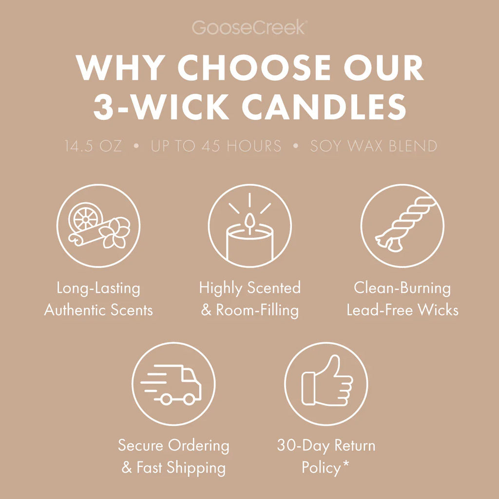 Coconut Caramel Apple 3-Wick Candle