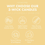 Buttercream Sprinkles 3-Wick Candle