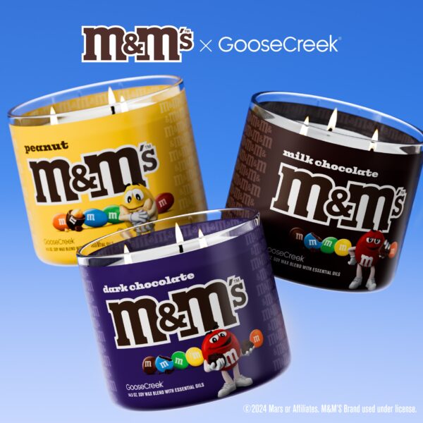 Dark Chocolate M&M'S 3-Wick Candle