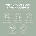 Cucumber Rain 3-Wick Candle