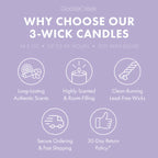 Lavender & Vanilla Aromatherapy 3-Wick Candle