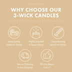 Vacation Vanilla 3-Wick Candle