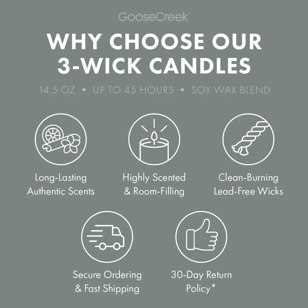 Soothing Rain 3-Wick Candle