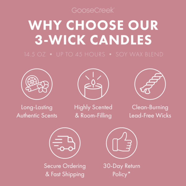 Champagne Bubbles 3-Wick Candle
