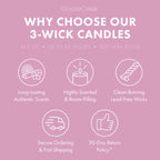 Buttercream Blooms Large 3-Wick Candle