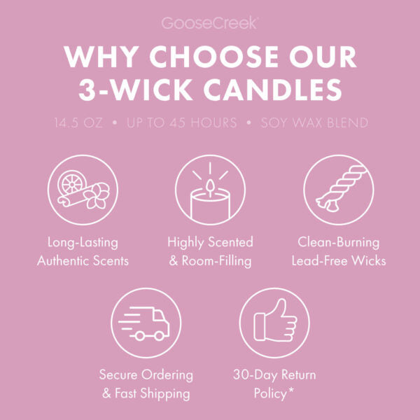 Buttercream Blooms Large 3-Wick Candle